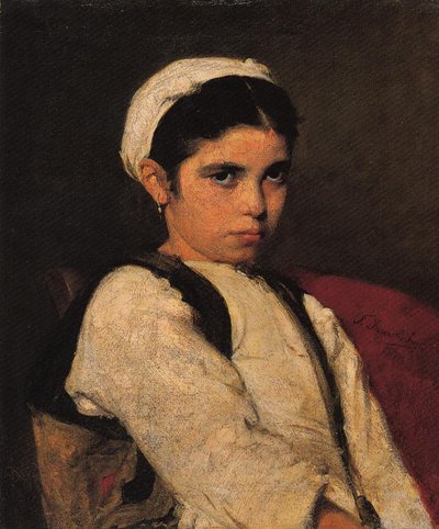 Girl from Megara by Georgios Jakobides